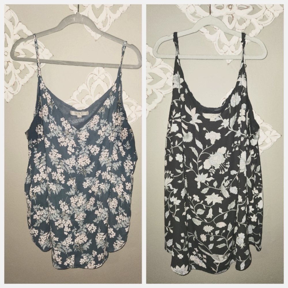 TWO Loft Plus Size Tank Blouses Size 24